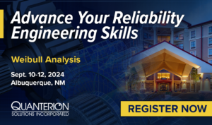 September Reliability Engineering Open Training Weibull Analysis