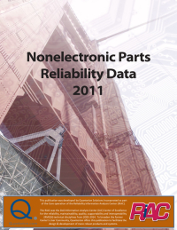 Nonelectric Parts Reliability Data (NPRD) 2011